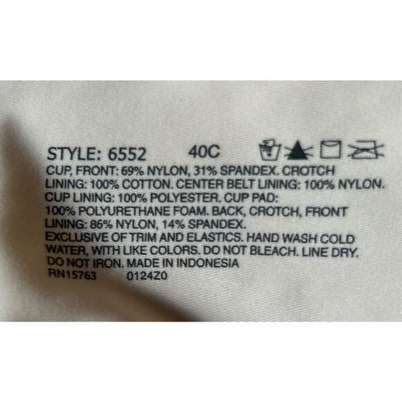 Hanes All Over Shapewear Size 40C - Picture 7 of 7